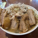 ラーメン二郎 - 小ラーメン豚マシ。