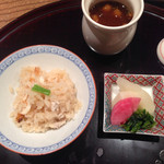 日本料理 とくを - 鯛ご飯、美味かった！ 2014.02