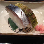 日本料理 とくを - 鯖寿司 2014.2