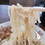 鬼ヤンマ - 太麺で冷たいので、硬めですとツルツルといかないと思い、柔らか目にしました！