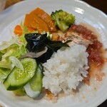 キッチン ブルー グローブ - 最後のワンプレート