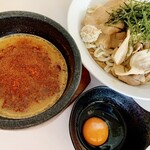 麺屋　たか - ツレが注文した徳島つけ麺濃厚Ver（税込1,400円）