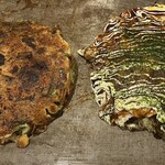 福太郎 本店 - お好み焼き(トリプル玉焼)(1480円)、ねぎ焼(すじねぎ焼)(1480円)