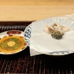 緒方 - トリ貝のヒモと肝