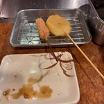 ひげ勝 - ウインナー　山いも