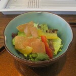 旬彩 天ぷら 心来(しんら） - サラダ。