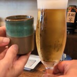 旬彩 天ぷら 心来(しんら） - 乾杯ぁ～イ！