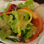 ビストロ茶葉蘭 - セットの野菜サラダ