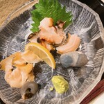 すし おおまさ - ツブ貝、サザエ