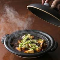 国産牛粗挽き肉の四川麻婆豆腐