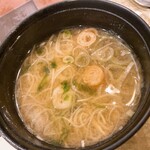 すし おおまさ - あおさ味噌汁