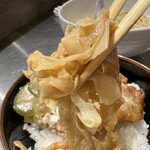 高崎はた山 - 【2024.7.9(火)】そぼろ御飯のメンマ