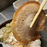 高崎はた山 - 【2024.7.9(火)】そぼろ御飯のチャーシュー