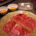 焼肉 神宮 - 九州黒毛和牛大判炙り焼きすき