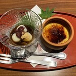 天ノ寂 - 白玉団子とクレームブリュレ