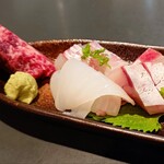 居酒屋 味平 - 刺身盛り合わせ③