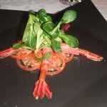 リストランテ G - 芝エビとトマトのカルパッチョ