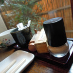 玄蕎麦 野中 - 卓上の様子