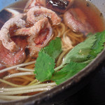 玄蕎麦 野中 - 鴨南ばん　ズームアップ