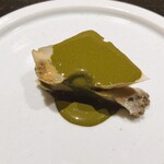 新ばし 星野 - 黒アワビ、肝ソース