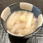 新ばし 星野 - ずいきの吉野煮