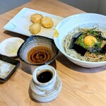 江戸そば マルノ - ばくだん生粉打ち大盛り&噴火湾産ホタテ