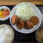 かつれつ食堂 - 雲仙ハムカツ定食890円