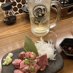 焼き鳥・肉刺し すみか - 鳥レバー刺しも追加しました。