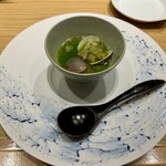 フレンチレストラン・プレジール - 蛤のスープ