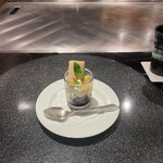 鉄板焼 しろや 銀座亭 - あんこと桃