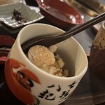達磨商會 - バニラアイスにきな粉餅煎餅砕かれたのがまぶされて、みたらしのたれ！