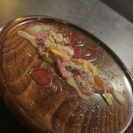 達磨商會 - サシ肉のカルパッチョ風