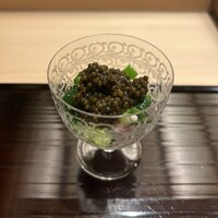 鮨 さえ喜 - 石鯛とアケビとキャビア