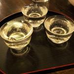 Nagomidokoroisabaya - 日本酒三種飲み比べセット