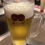 道とん堀 - 生ビール