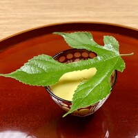 筒井 清寂 - 玉蜀黍の擂り流しと雲丹