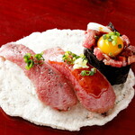 飛騨 こって牛 - お得な三種盛り