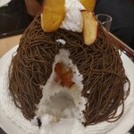 和栗モンブラン＆かき氷 ふわり - 