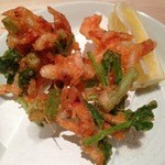 くろぎ - 桜海老と芹のかき揚げ
