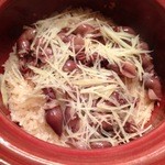 くろぎ - 新生姜を散らした蛍烏賊炊込みご飯