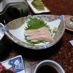 富喜の湯 - ニジマスの刺身