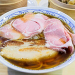 豊潤煮干醤油一生麺a.k.a.ラーメン森 - 魚群しょうゆめん+皿盛チャーシュー