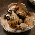 うなぎ青葉 - バイ貝煮