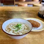野口うどん - かけうどんを一杯