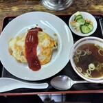 亀印食堂 - 亀印食堂　オムライス