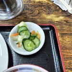 亀印食堂 - 亀印食堂　お新香アップ