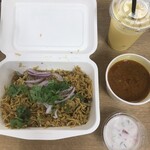 ERICK CURRY 川崎 - ビリヤニセット＋マンゴーラッシー