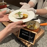 松島 一の坊 - 朝からハンバーグ。