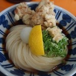 空飛ぶうどん やまぶき家 - とり天ぶっかけ