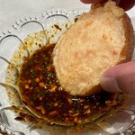 田中圭英 - よだれ鶏のソースにつけて